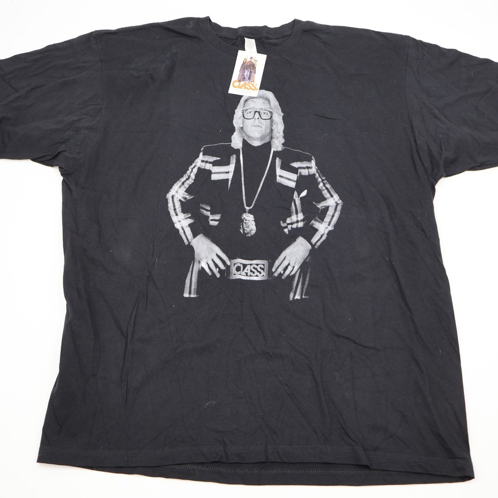 Class Ric Flair Graphic T-Shirt Mens 2X Black Wrestling Nature Boy WOO New